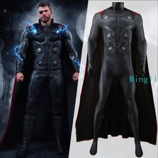 Avengers: Infinity War Thor Cosplay Costume Jumpsuits Cloak Suit Halloween Hot