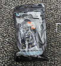 Kondor Blue 12V Metal D-TAP Hub Voltmeter 4 Way Port Power Tap Splitter, Black