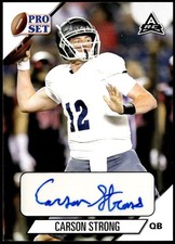2021 Pro Set College Football #PS-CS1 Carson Strong Autographs Rookie E1