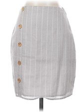 Sabo Women Gray Casual Skirt S