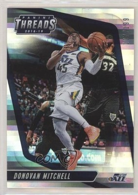 2018-19 Panini Threads Premium 107/199 Donovan Mitchell #37 no9