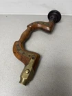Antique Ward & Payne Wooden Brass Button Chuck Brace Vintage Hand Drill Tool