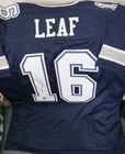 Ryan Leaf Autographed Signed Dallas Custom Navy Football Jersey - BAS