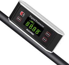Inclinometer, Digital Protractor Angle Finder Level Inclinometer Magnetic V-Gr