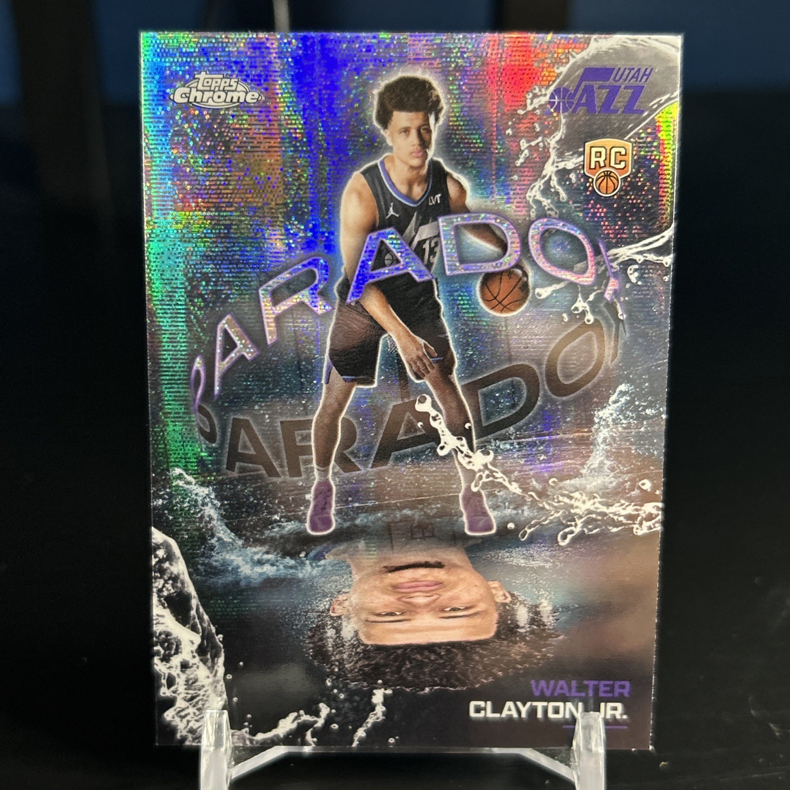 2025-26 Topps Chrome Walter Clayton Jr Paradox Rookie RC Case Hit SSP Jazz