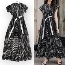 1638 Extreme Red Valentino Floral Tulle Dress Black