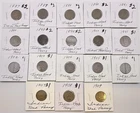 15 Different INDIAN HEAD CENT PENNIES 1887-1909 ~ Good - VF
