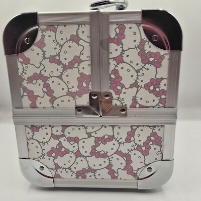 Hello Kitty Impressions Slay Cube Pink Leopard Travel Makeup  display picture 1