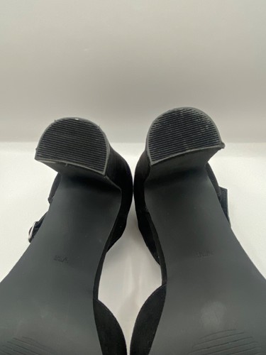 NEW BLACK FAUX SUEDE SHOES FROM PAPAYA (matalan) SIZE UK 5 / EU 38 - Picture 9 of 14