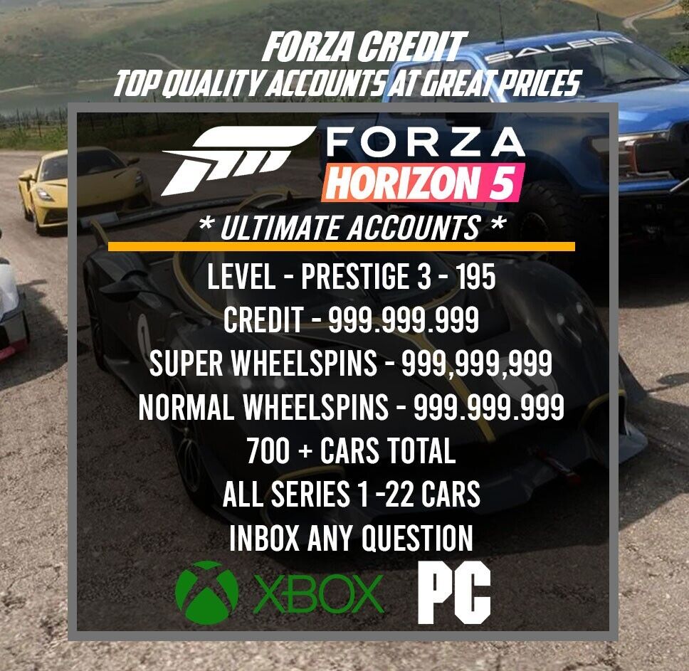 Xbox One GTA V Modded Accounts — Forza Empire