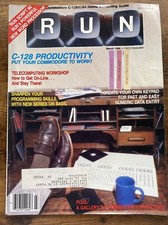 Vintage RUN Magazine March 1986 for the Commodore 64 VIC-20