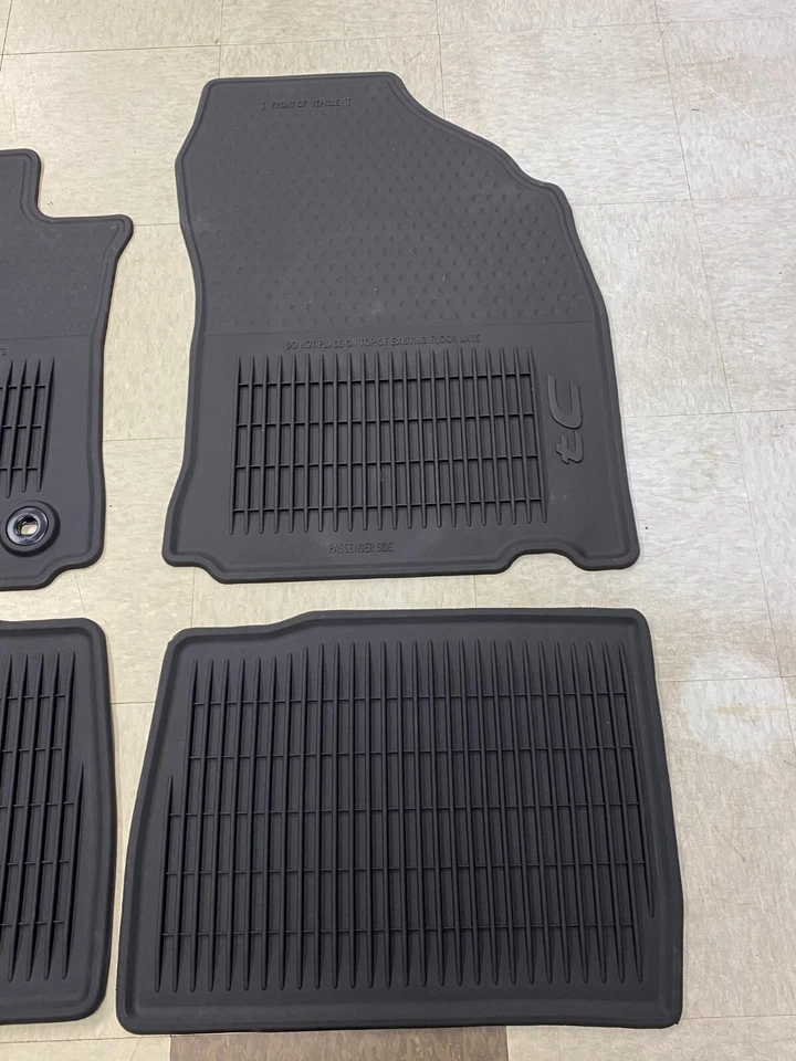 Alfombrillas de goma para todo tipo de clima Scion tC 2014-2016 originales OEM OE de fábrica Foto 3 de 4