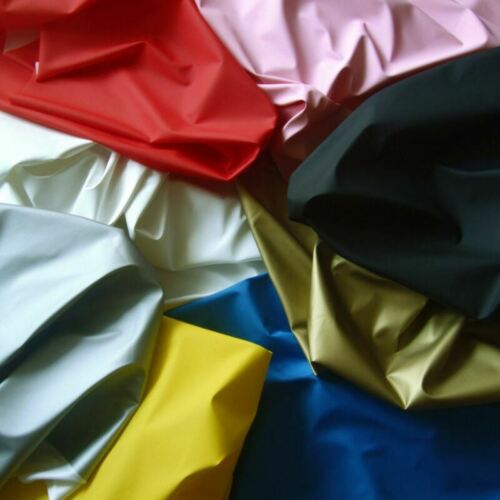 MATTE VINYL PLEATHER GOTHIC FETISH FABRIC WATERPROOF RAINCOAT BLACK WHITE 54'W - Picture 2 of 149