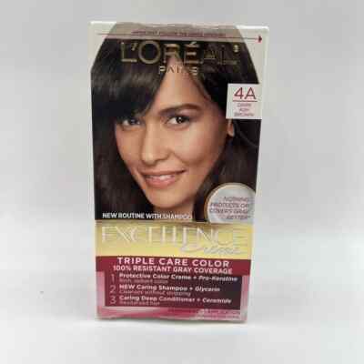 L'Oreal Paris Excellence Creme Hair Color 4A Dark Ash Brown