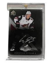 Christian Dvorak SPA Black Auto Rare! 2017-18 SPA Montreal Canadiens