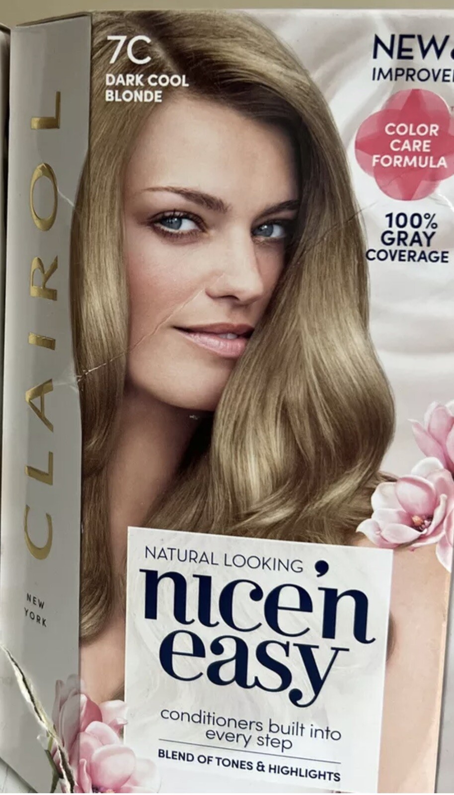Clairol Nice 'N Easy Permanent Hair Color 2 PK. 7C Dark Cool Blonde