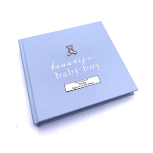 personalised baby boy photo album