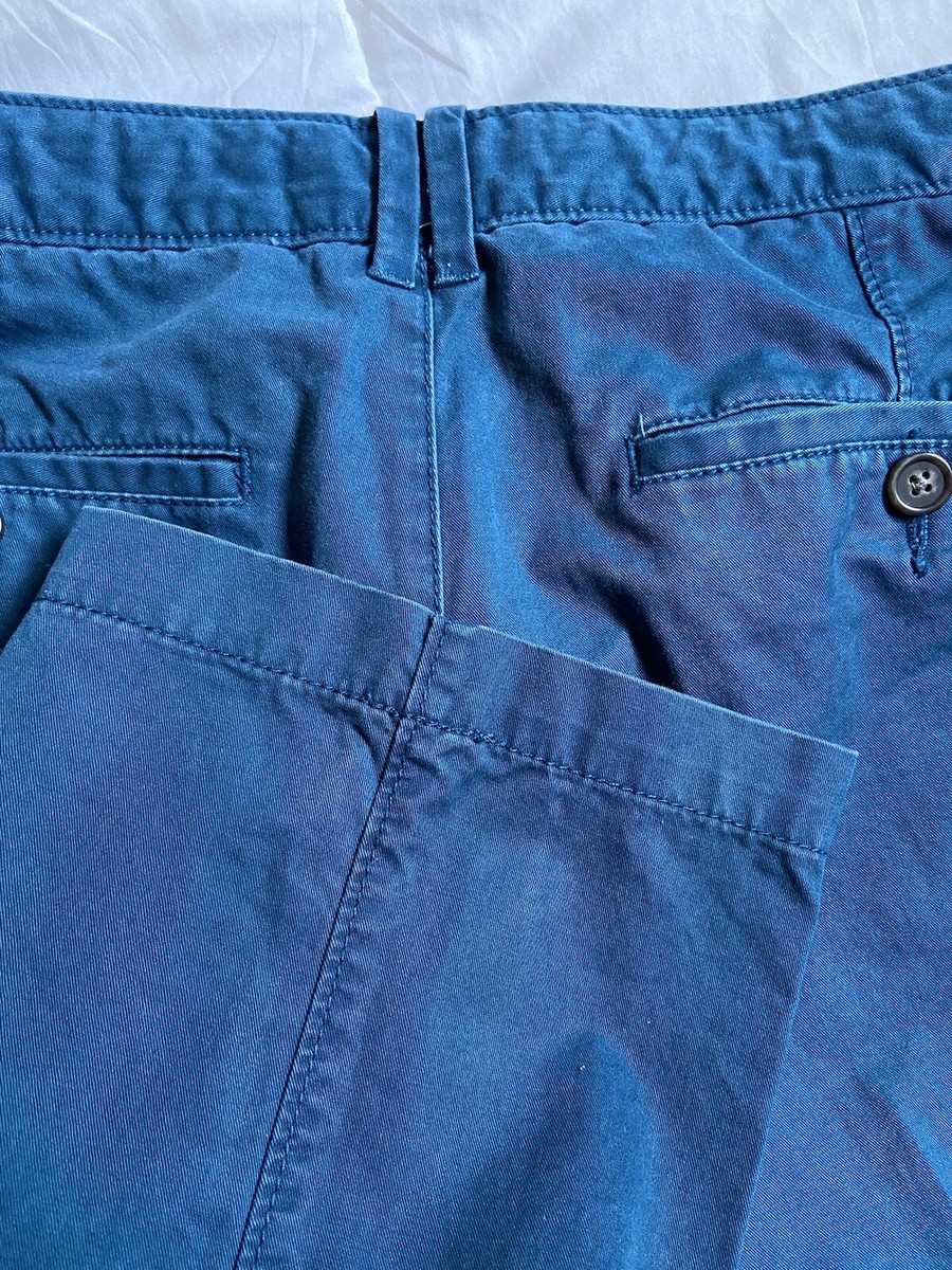 Original Penguin Men's Pants Blue Teal Sz 32X30 Chino Very Good