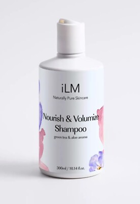 2x Ilm Nutish & Volumise Shampoo - Grüner Tee & Aloe 300 ml UVP £39,98 kostenloser Versand