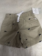 Carter's Playwear Toddler Boys Shorts Size 18M Beige Retails 14 TW-2098