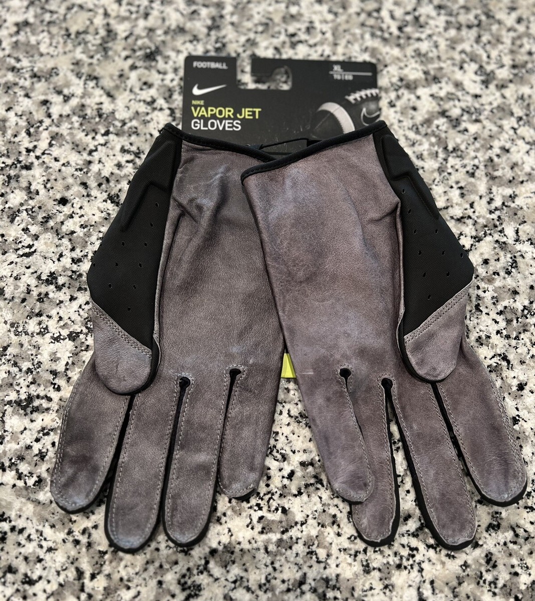 Mens Size XL Nike Vapor Jet 5.0 FG NFL Leather Football Gloves