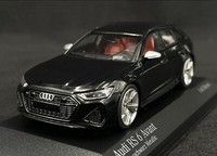 Audi RS6 C8 Avant 2019 Mythos Black Metall Modell 1:43 Minichamps