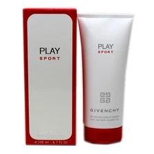 GIVENCHY PLAY SPORT HAIR & BODY SHOWER GEL 200 ML/6.7 FL.OZ. NIB