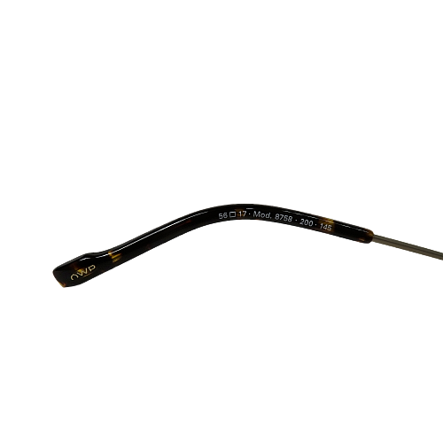 New OWP Titanium Eyeglasses 8758 200 Chocolate Light Gold Frame 56-17-145 - Bild 3 von 5