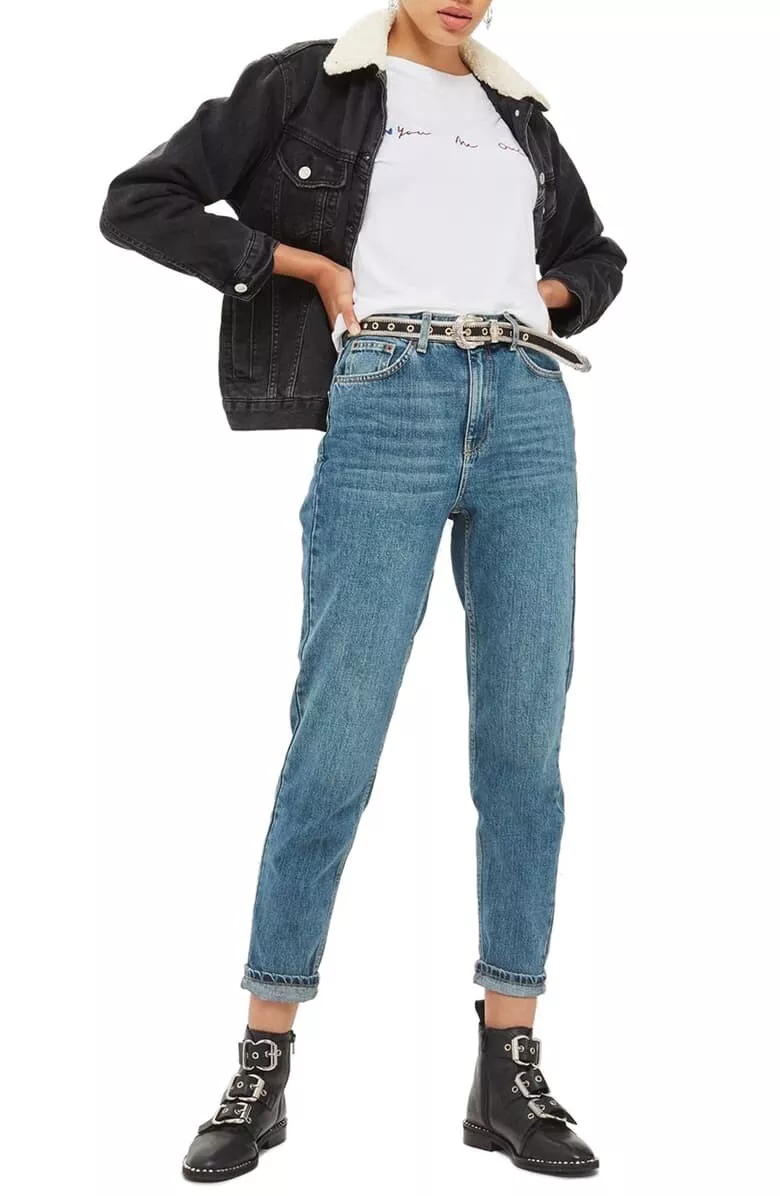 topshop mom jeans W26L30 eBay