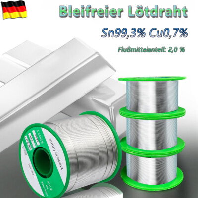Lötbedarf Bleifrei Lötzinn φ0.5~1.5mm | 100~500g Elektronik Flussmittel Lötdraht