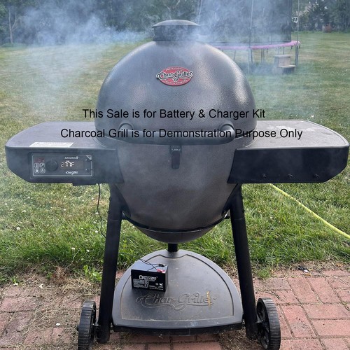 Cordless Power Conversion Kit for Char-Griller Akorn Auto Kamado and Gravity Fed - Picture 2 of 3