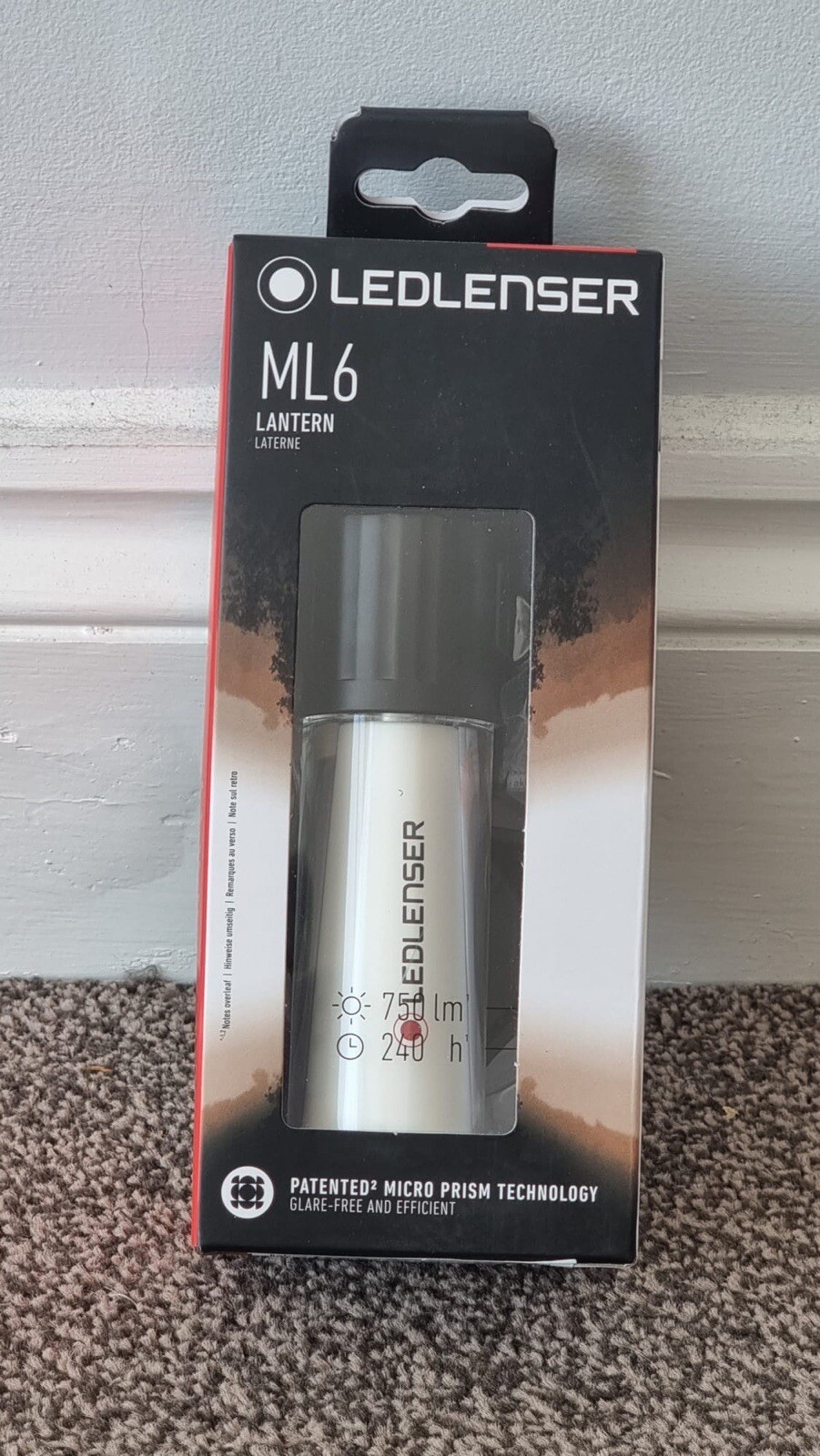 BRAND NEW Led Lenser ML6 Rechargeable LED Lantern / Powerful 750 Lumen