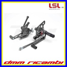 Pedane arretrate LSL RACING KAWASAKI ZX-6R 600 636 NINJA 2009 2010 regolabili