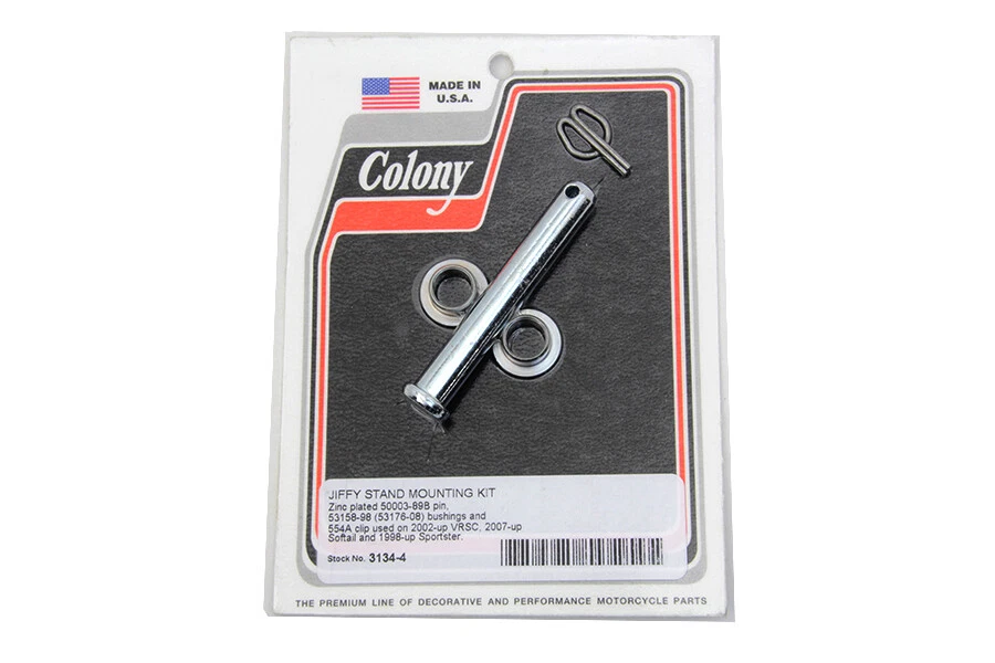 Kit de montaje de soporte Jiffy para Harley Davidson Foto 2 de 4