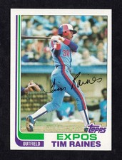 TIM RAINES 1982 TOPPS CARD #70 EXPOS HOF BASEBALL
