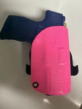 PINK kydex holster, Sig Sauer P365, Outside (OWB) Paddle Holster, Right