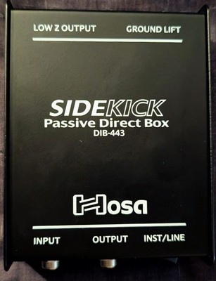 Hosa DIB-433  Sidekick Passive DI Box- Used