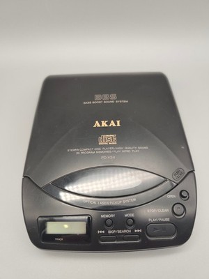 AKAI  PD-X34  - Discman - Portable CD - gereinigt - geprüft - volle Funktion -