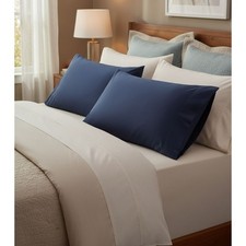 Pillow Case Mainstays Brushed Microfiber Set of 2 Super Soft Pillowcases King Bl