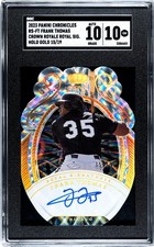 2023 Panini Chronicles Crown Royale Frank Thomas GOLD /19 SGC 10 w/10 AUTO