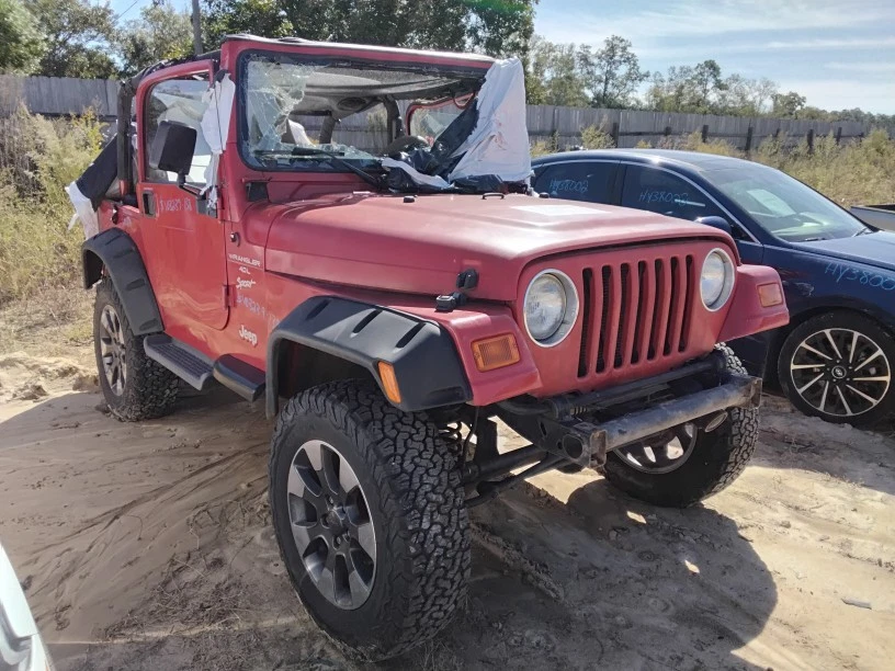 Jeep Wrangler 2001 motor de 4,0 L fabricante de equipos originales 104 k millas (LKQ ~ 437964392) Foto 2 de 4
