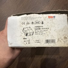 Image of WISKA 10062215 COMBI 1010/5/S 140 x 140 x 82mm Junction Boxes x 2 Boxes