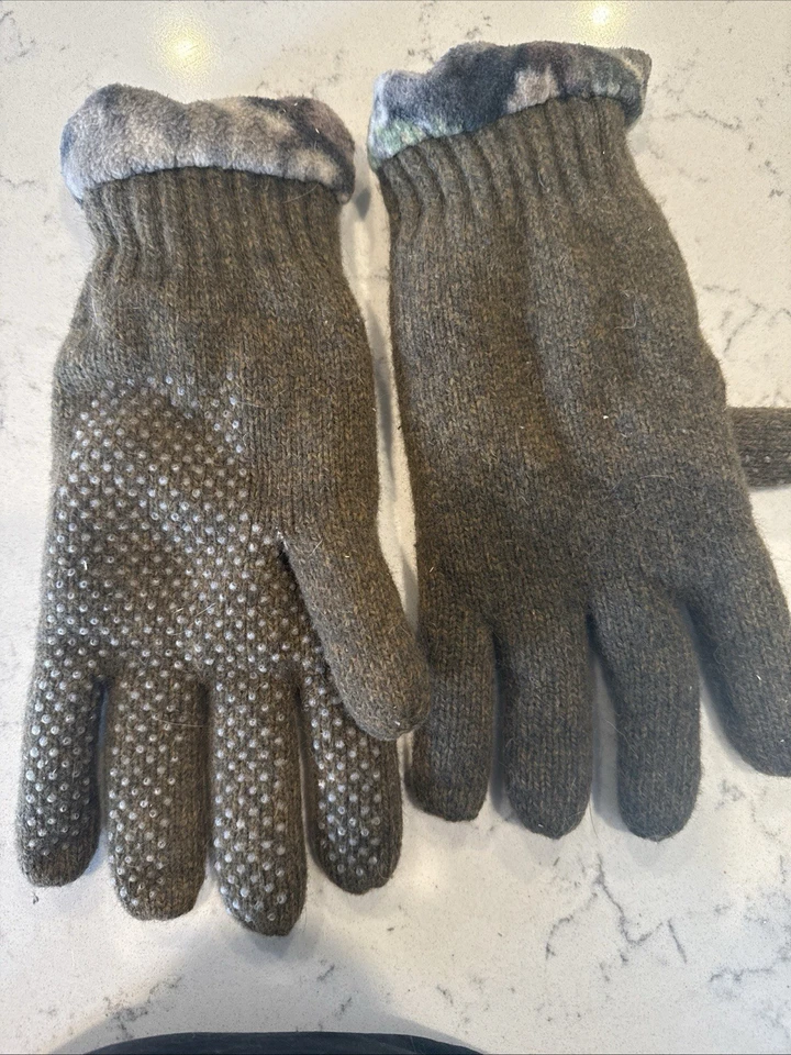 Guantes de Lana Mossy Oak Ragg Antideslizantes Microfleece Medianos NUEVO Foto 2 de 4