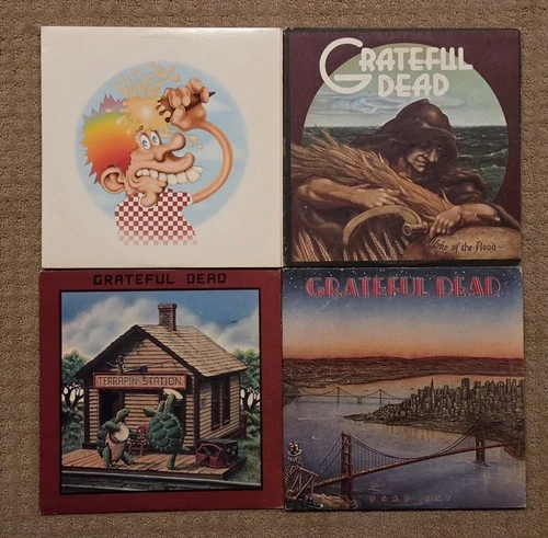 Lot of 4 Grateful Dead vinyl record albums