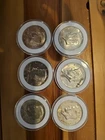 Kennedy Half Dollar 1965-1969, 40% Silver, 6-Pack