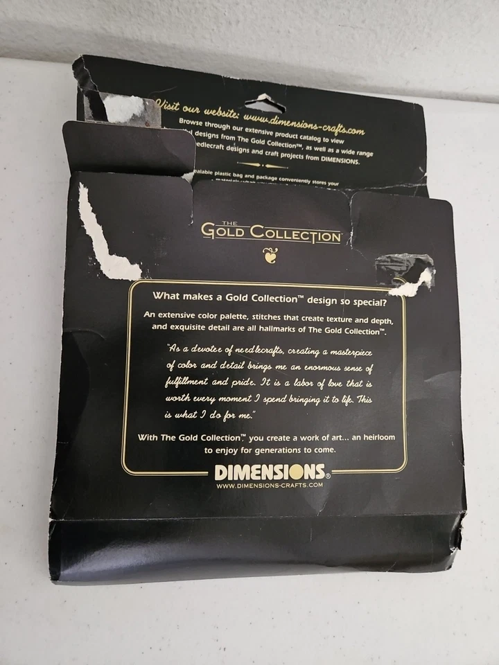 Dimensions Gold Collection Cross Stitch Stocking MUST BE ST. NICK #8567 Sealed - Image 4 of 4