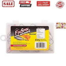 Fin Spin Kit, Freshwater Fishing Equipment and Accessories, 8 Size 1/8 Jig He...
