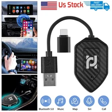 New Wireless CarPlay Adapter Android Auto USB Dongle Car Auto Navigation Player_