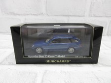 1/43 Minichamps Mercedes Benz C class T model 2001 blue jaspis Collectables 17+