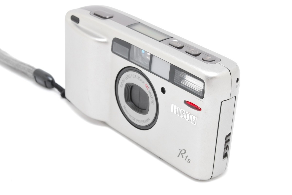 READ [ NEAR MINT ] Ricoh R1s Silver Point & Shoot 35mm Film